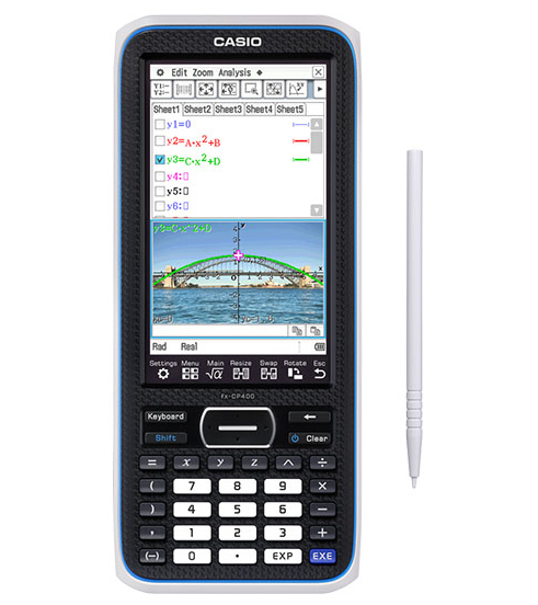 ClassPad fx-CP400 calculadora Bolsillo Calculadora gráfica Negro