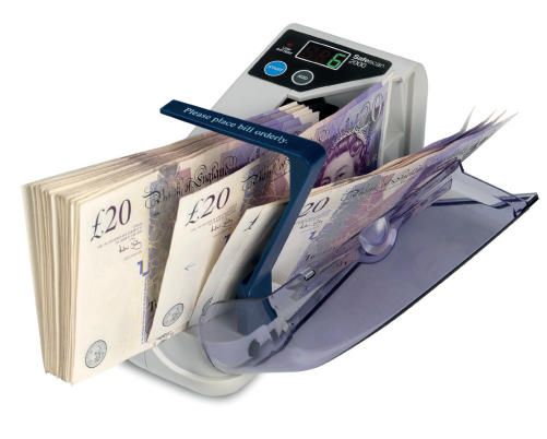 2000 Contador de billetes Gris