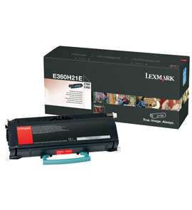 E360, E460 High Yield Toner Cartridge Original Negro