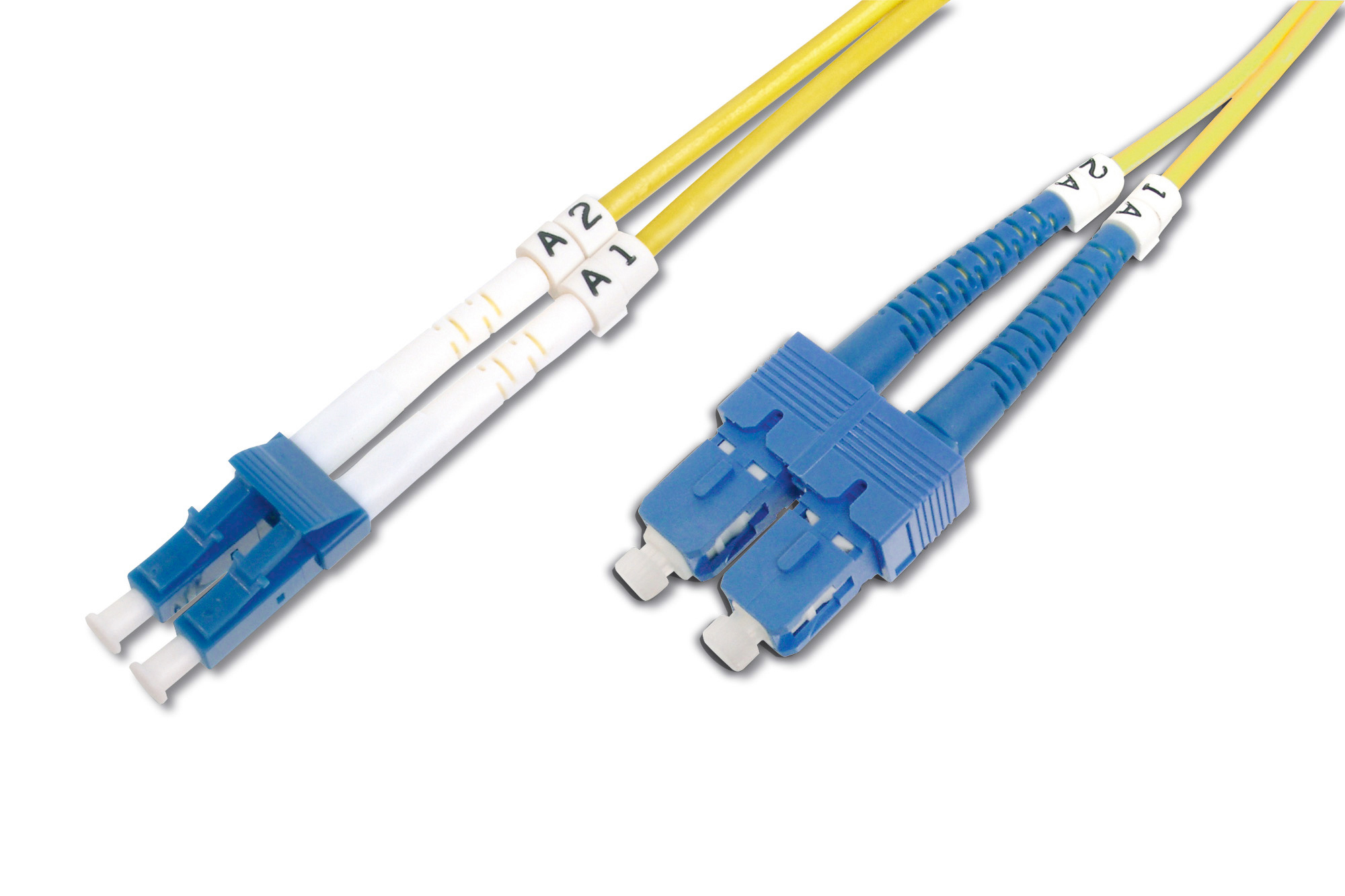 Cable de conexión modo único de fibra óptica, LC/SC