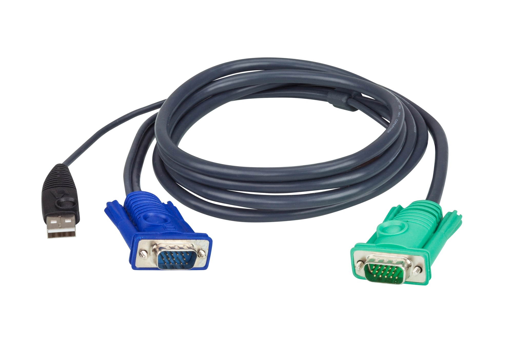 Cable KVM USB con SPHD 3 en 1 de 1,8 m