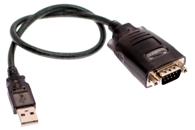 EW1116 cable de serie Negro 1,5 m USB 9 Sub-D