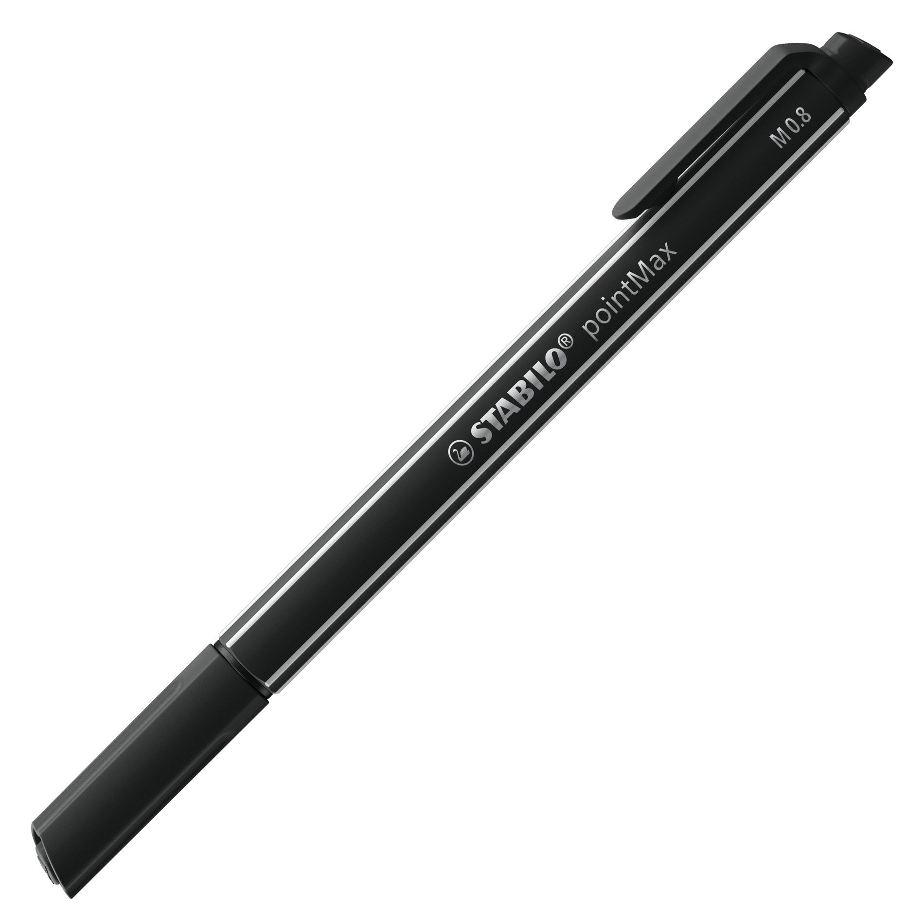 pointMax rotulador de punta fina Medio Negro 1 pieza(s)