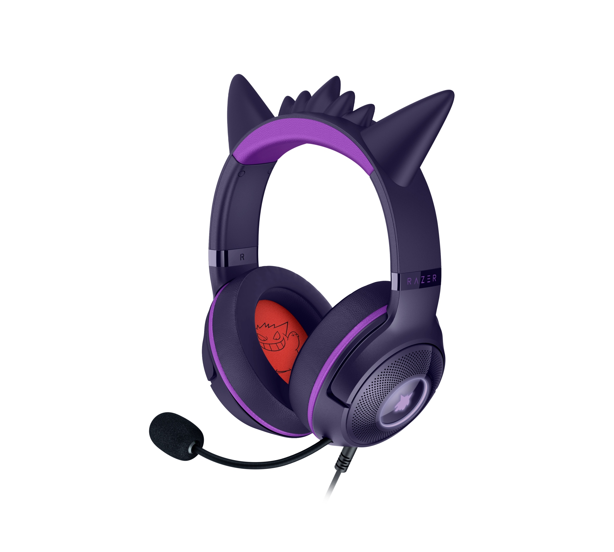 Kraken Kitty V2 - Pokemon Gengar Ed. Auriculares Alámbrico Diadema Juego USB tipo A Rosa