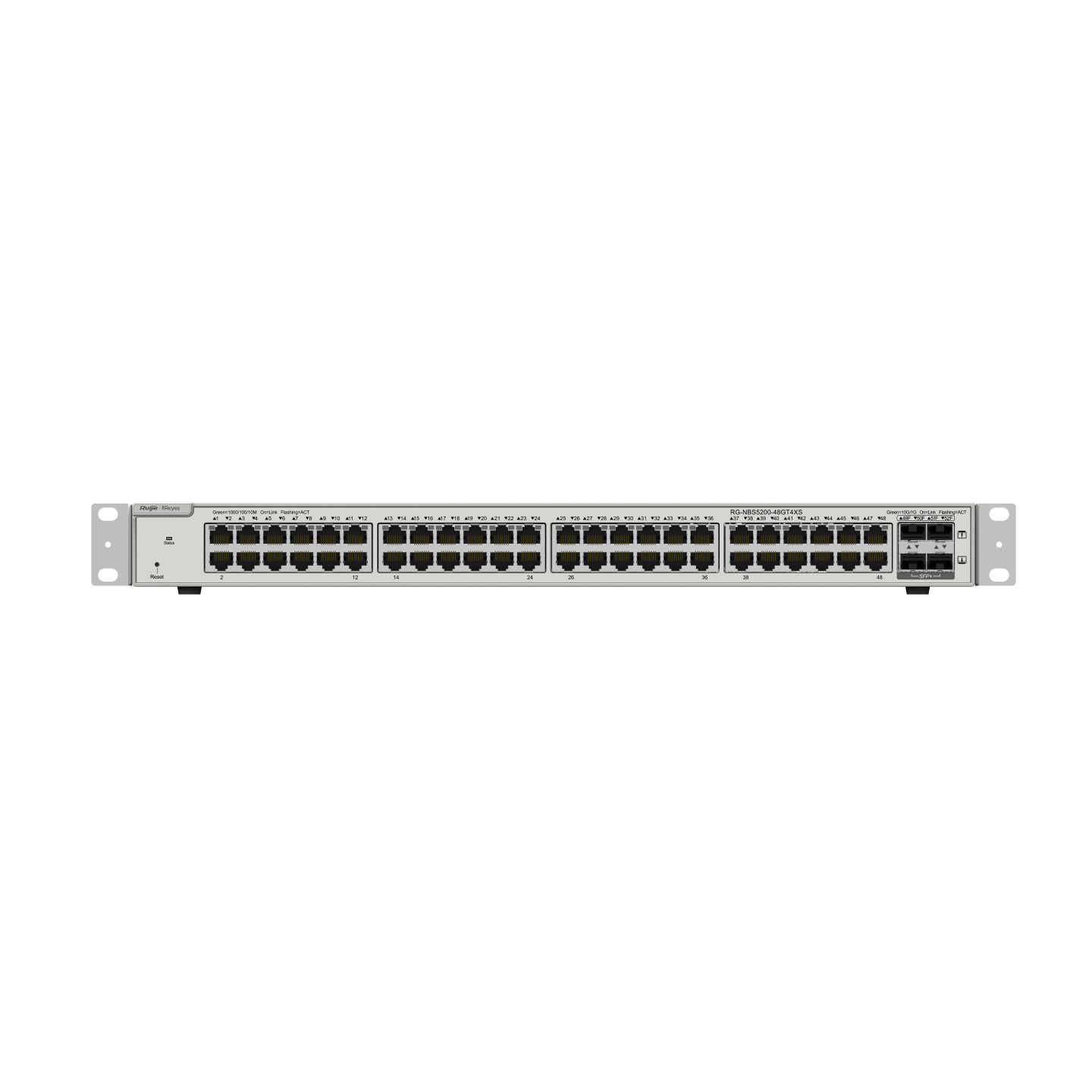 RG-NBS5200-48GT4XS switch Gestionado L3 Gigabit Ethernet (10/100/1000) Gris
