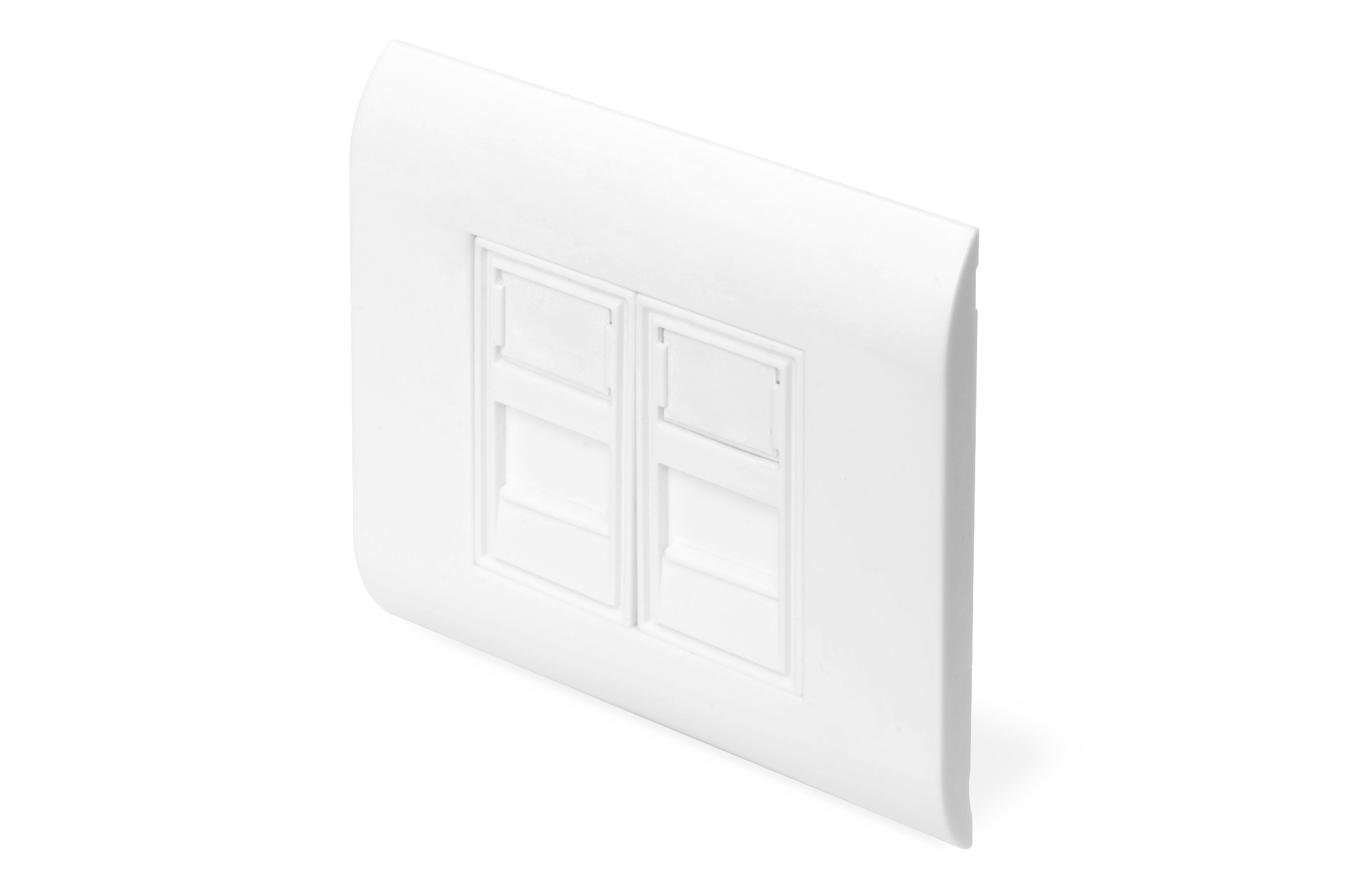 Toma de corriente para módulos Keystone, marco de 80 x 80 mm, tipo francés