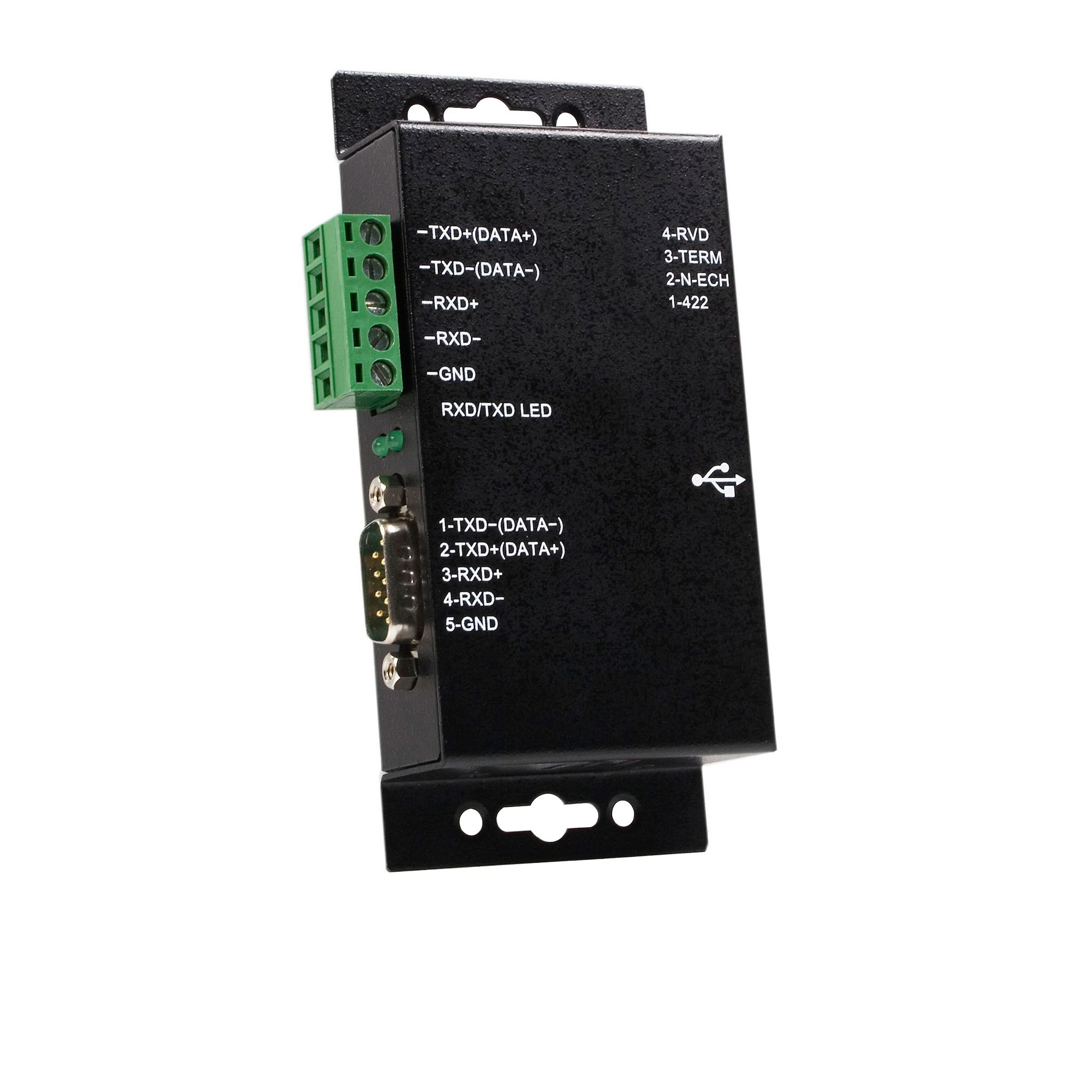 Adaptador USB a Serie Serial RS422 485 un Puerto DB9 o Bloque de Conexión con Aislamiento
