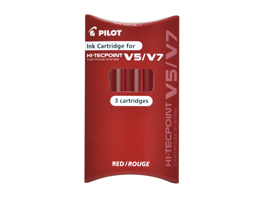 2218002 Recambio de bolígrafo Rojo 3 pieza(s)