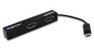 APPHM4B hub de interfaz 480 Mbit/s Negro