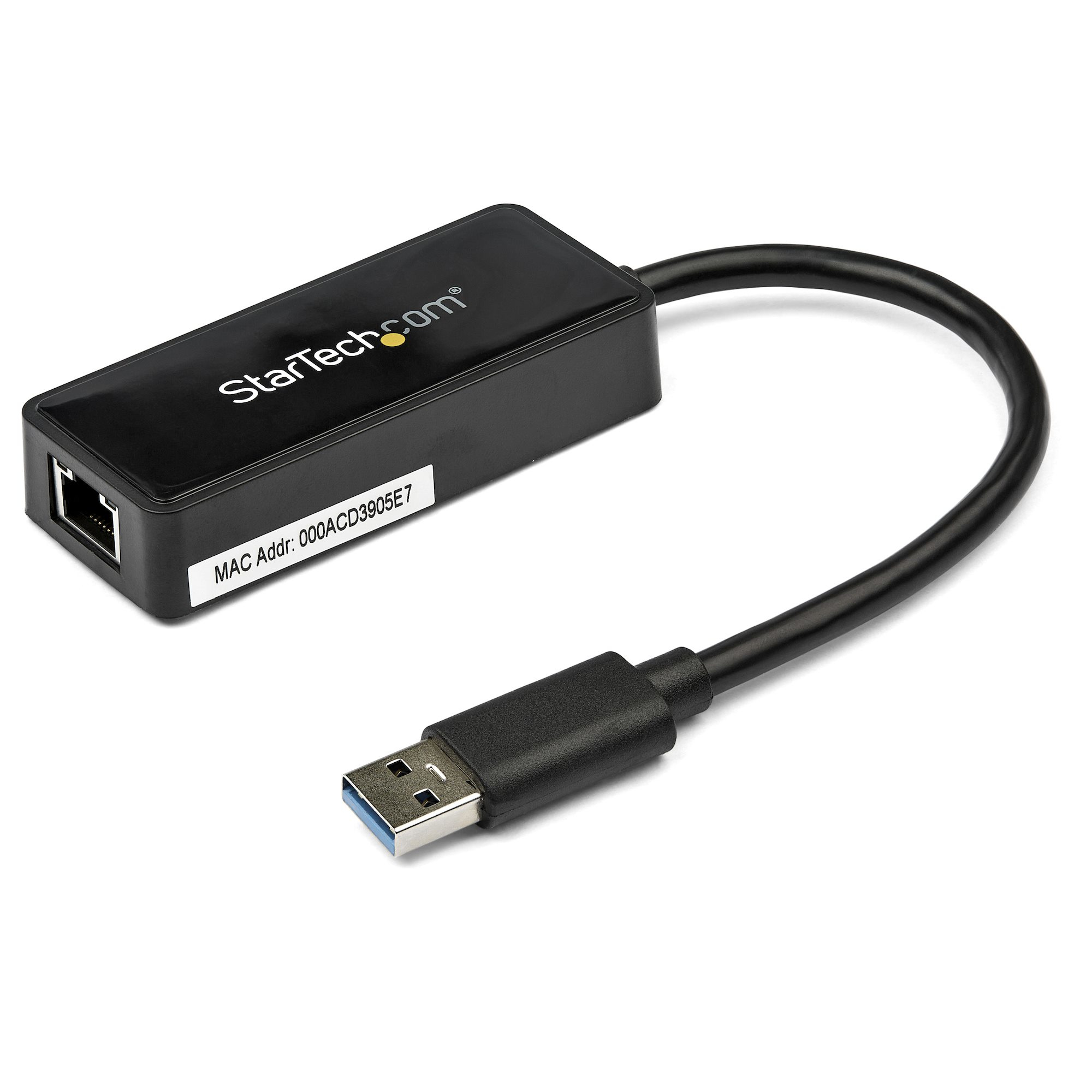 Adaptador de Red Ethernet USB 3.0 - Adaptador NIC con Soporte para USB - USB a RJ45 - con Puerto USB de Paso