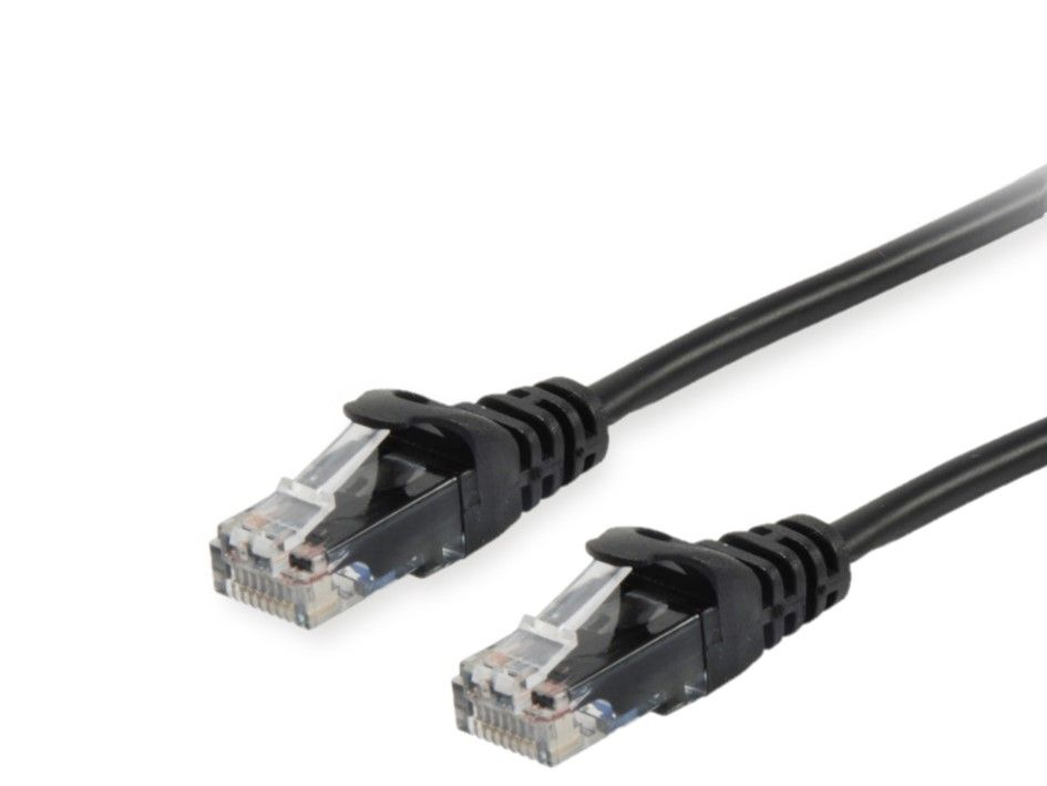 625457 cable de red Negro 0,5 m Cat6 U/UTP (UTP)