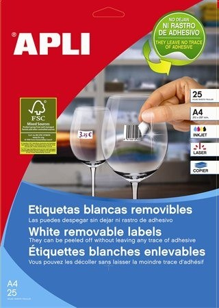 03057 etiqueta autoadhesiva Blanco 1200 pieza(s)