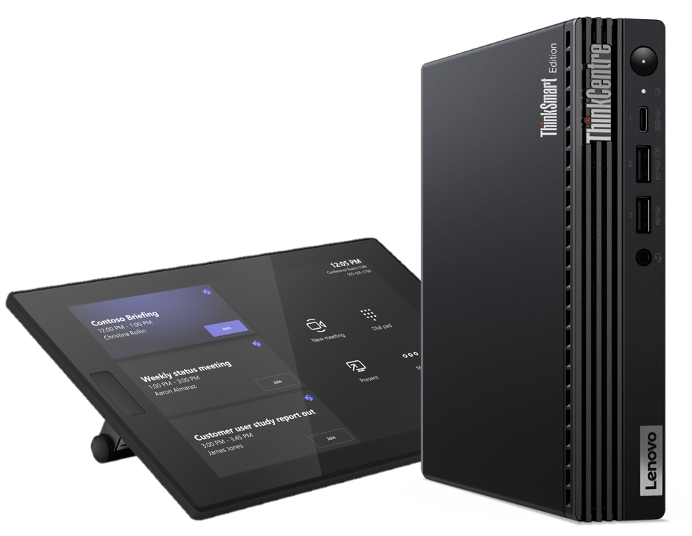 ThinkSmart Tiny Kit Intel® Core i3 i3-13100T 16 GB DDR4-SDRAM 256 GB SSD Windows 11 IoT Enterprise Mini PC Negro