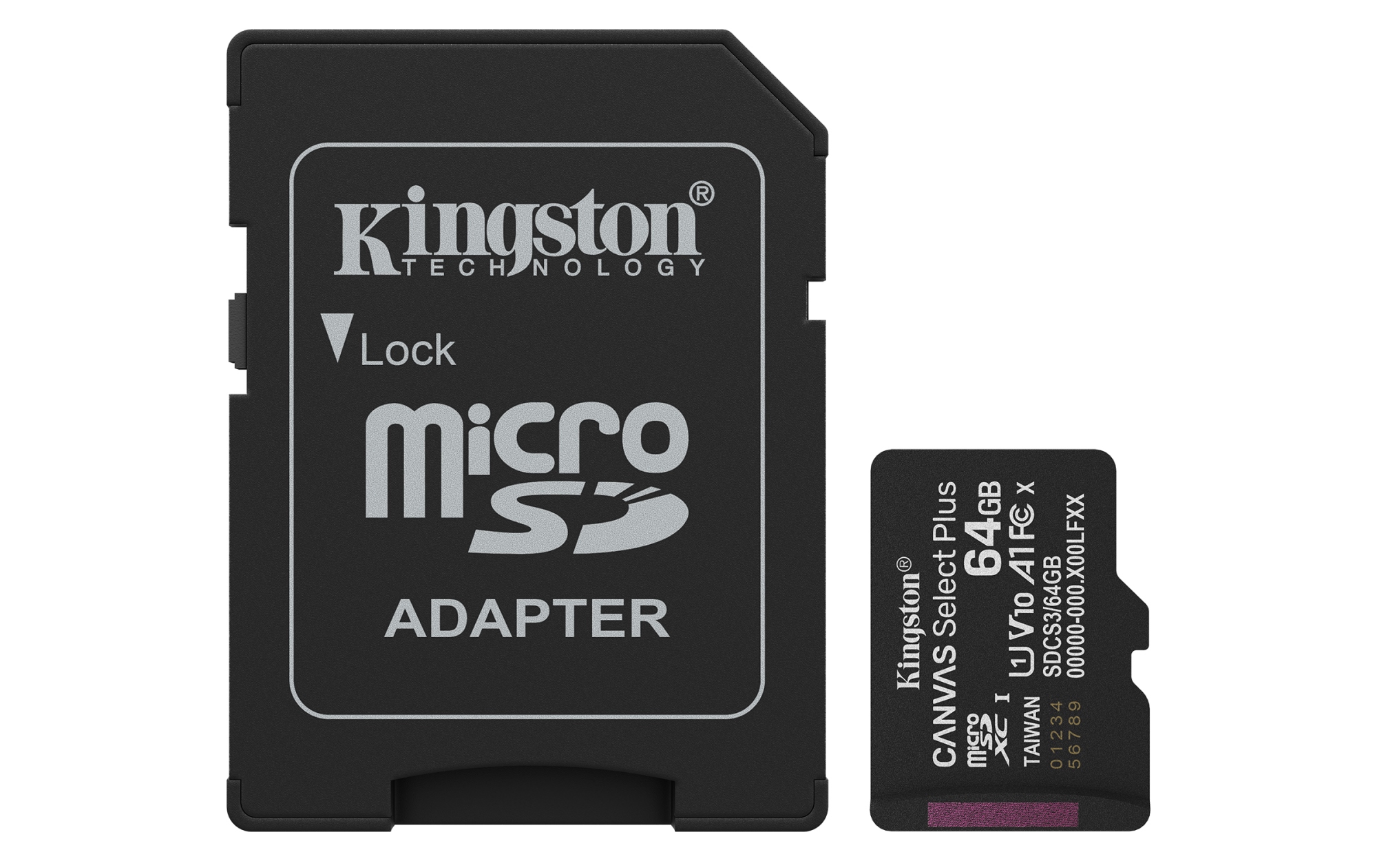 64GB microSDXC Canvas Select Plus Gen3 100MB/s A1 (Incluye adaptador de SD)