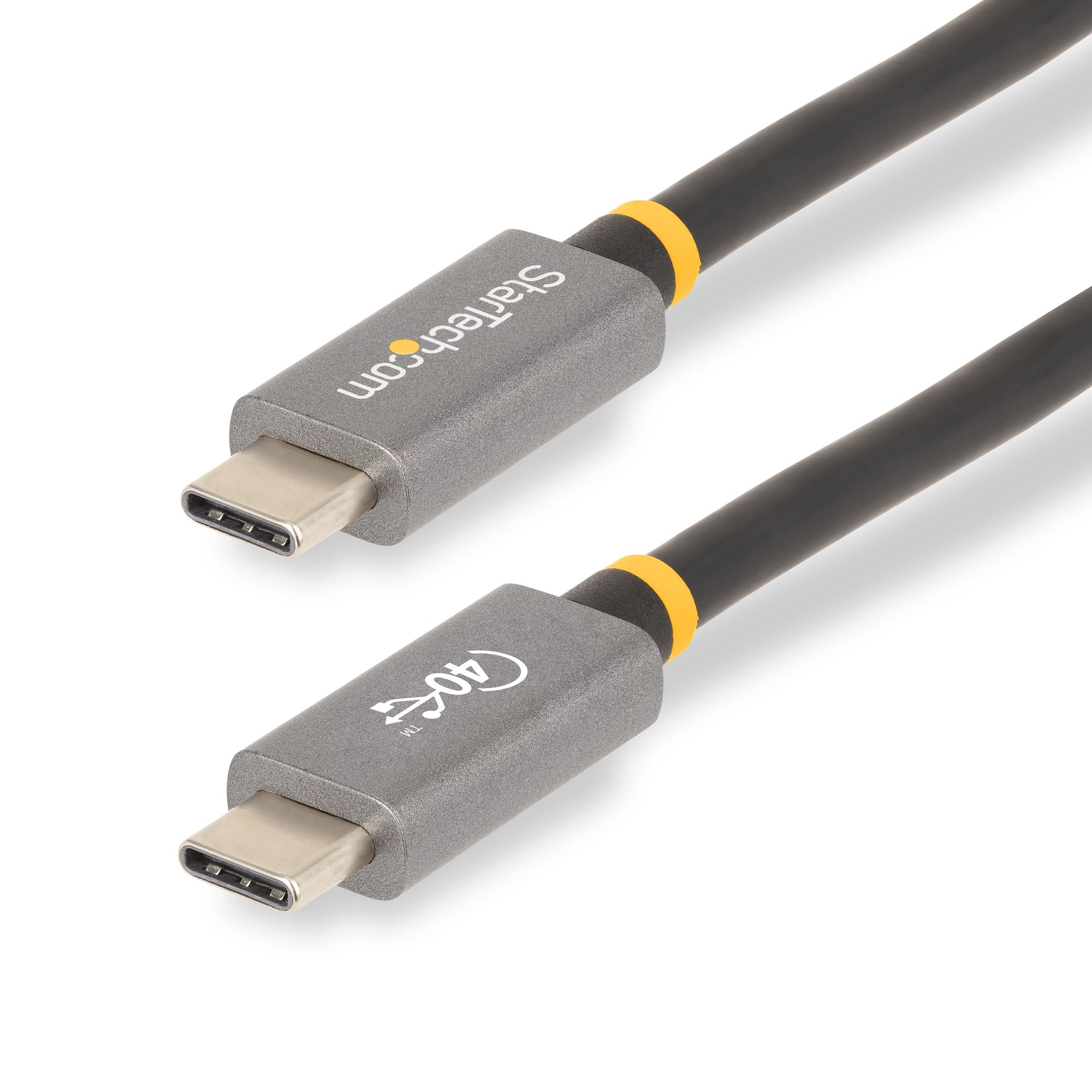 Cable USB4 de 1m - Cable USB-C Certificado USB-IF 40Gbps - Cable USB Tipo C - Power Delivery PD de 100W 5A - Modo Alt DP 8K 120Hz/4K 240Hz - Compatible con Thunderbolt