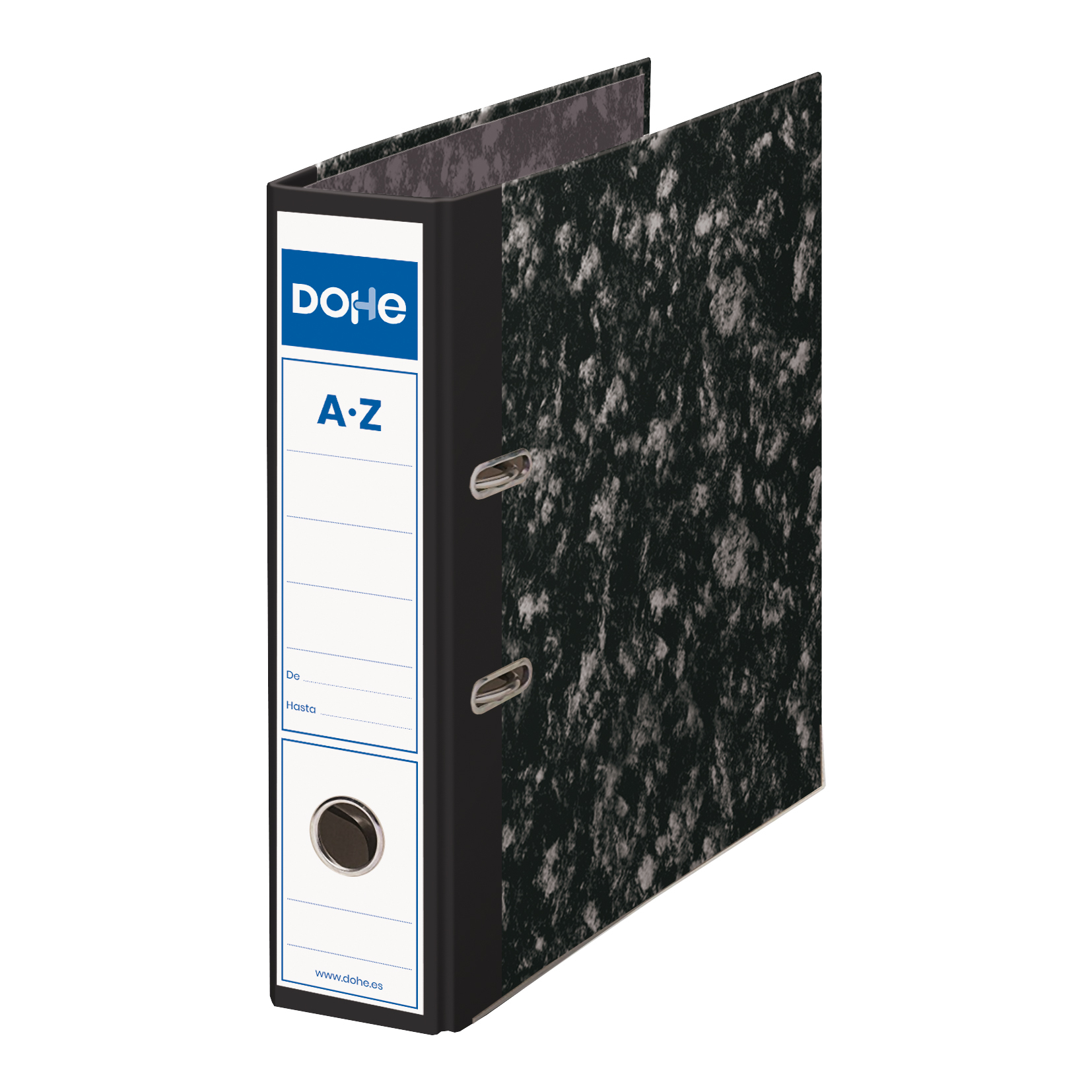 09121 carpeta de cartón A4 Negro