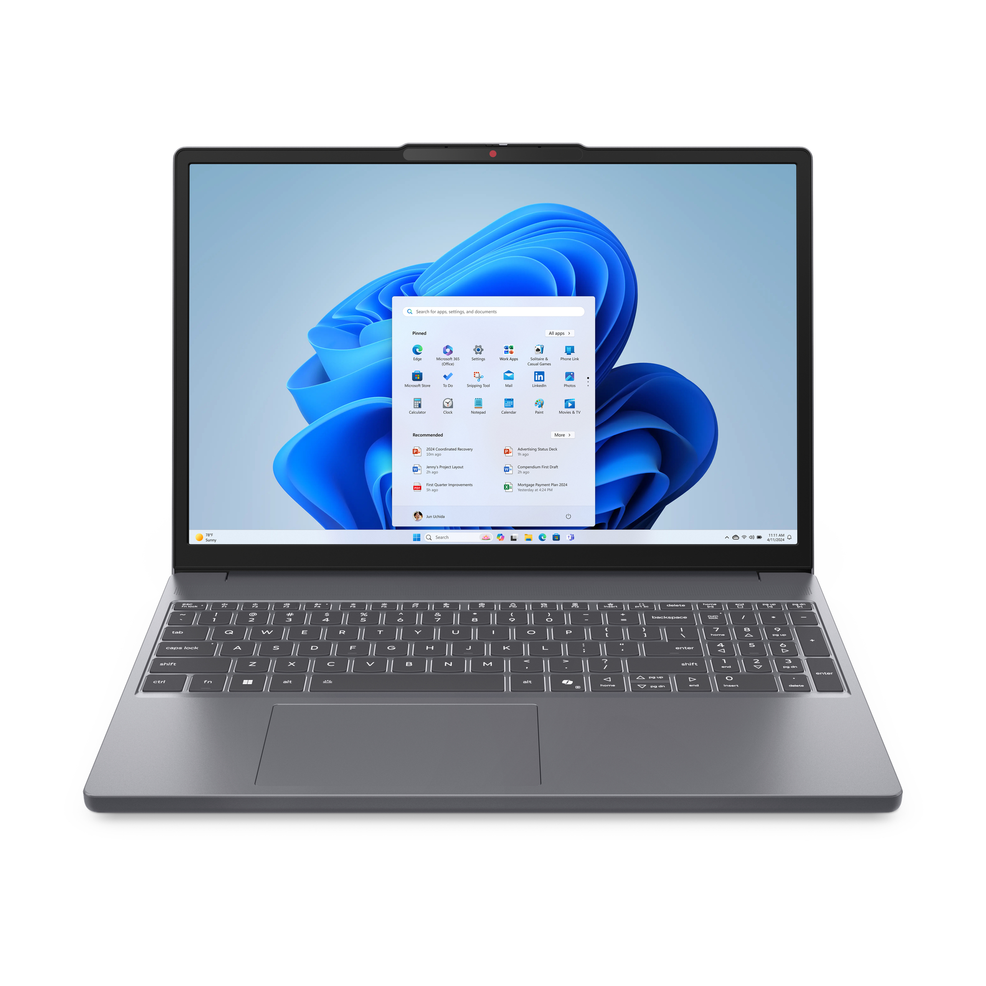 IdeaPad Slim 3 15ARP10 AMD Ryzen 5 150 Portátil 38,9 cm (15.3") WUXGA 16 GB DDR5-SDRAM 512 GB SSD Wi-Fi 6 (802.11ax) Gris Español