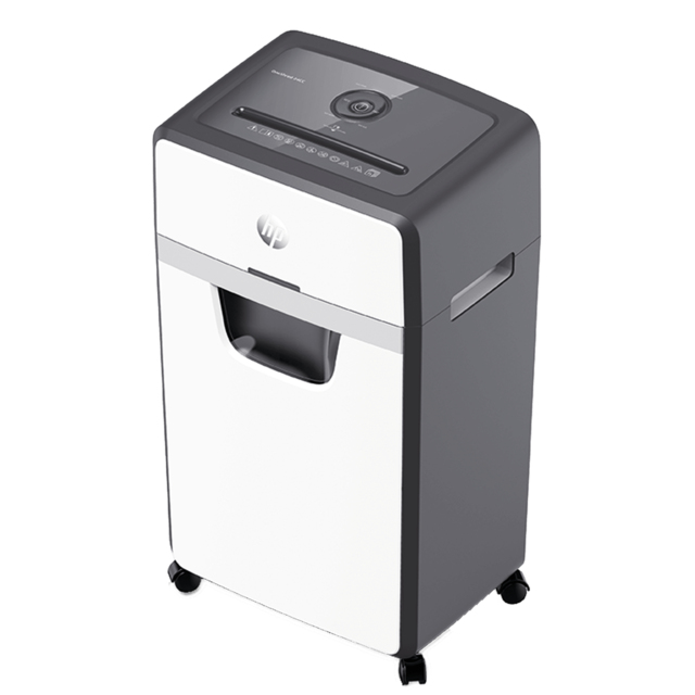 OneShred 24CC triturador de papel Corte en partículas 65 dB 22 cm Blanco, Negro