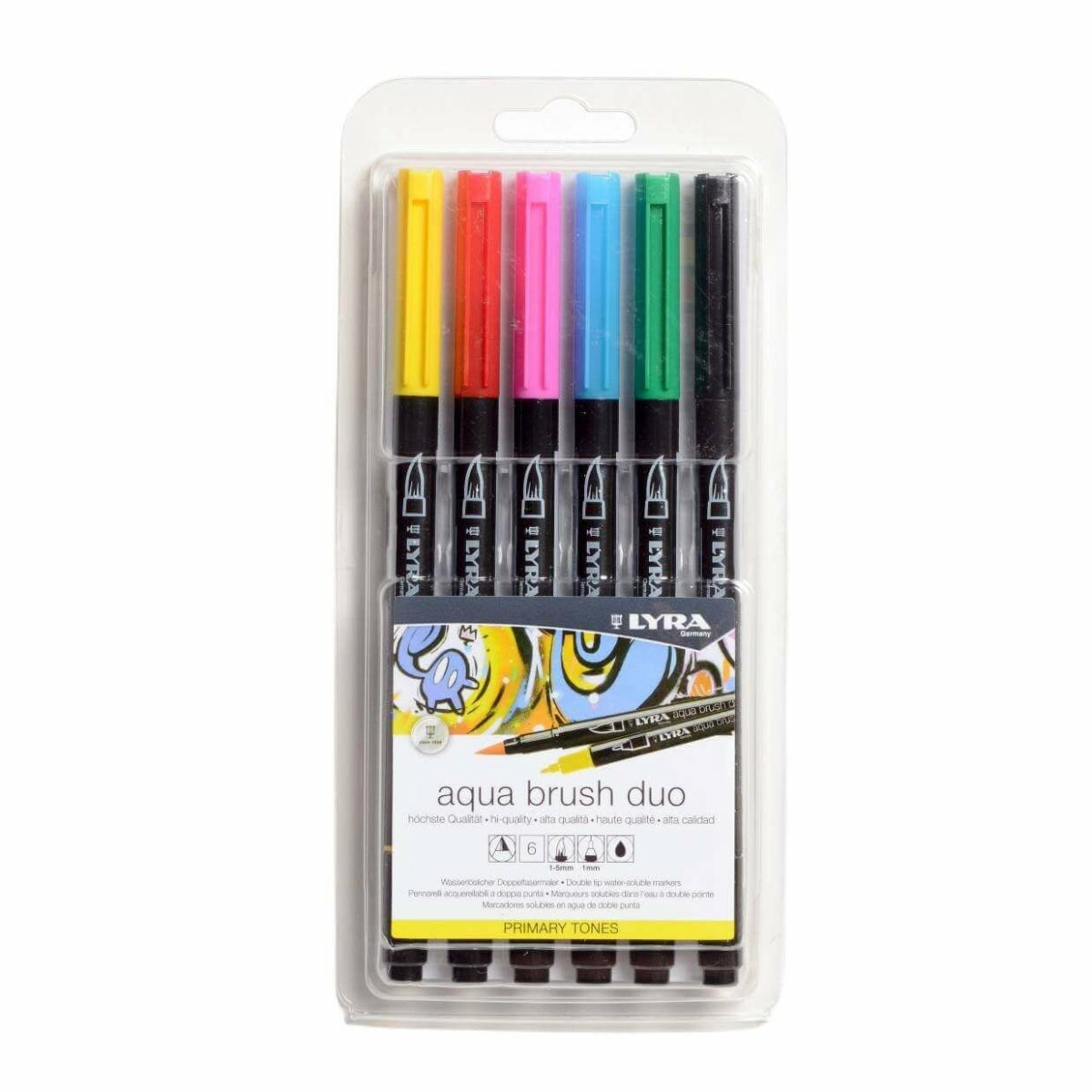 Aqua Brush Duo rotulador Colores surtidos 6 pieza(s)