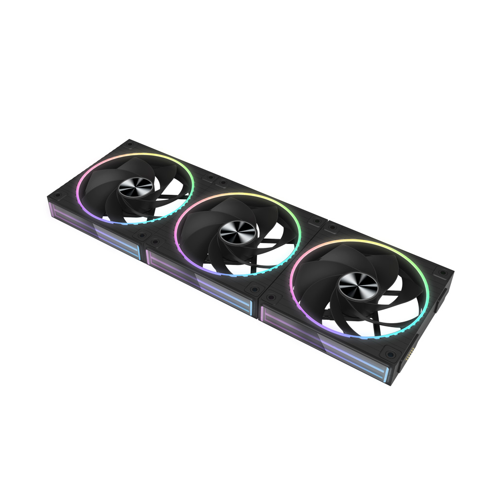 ZM-DF120R A3 Placa base Ventilador 12,4 cm Negro 1 pieza(s)