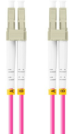 FO-LULU-MD41-0005-VT Cable de fibra óptica e InfiniBand 0,5 m LC LC/UPC Violeta