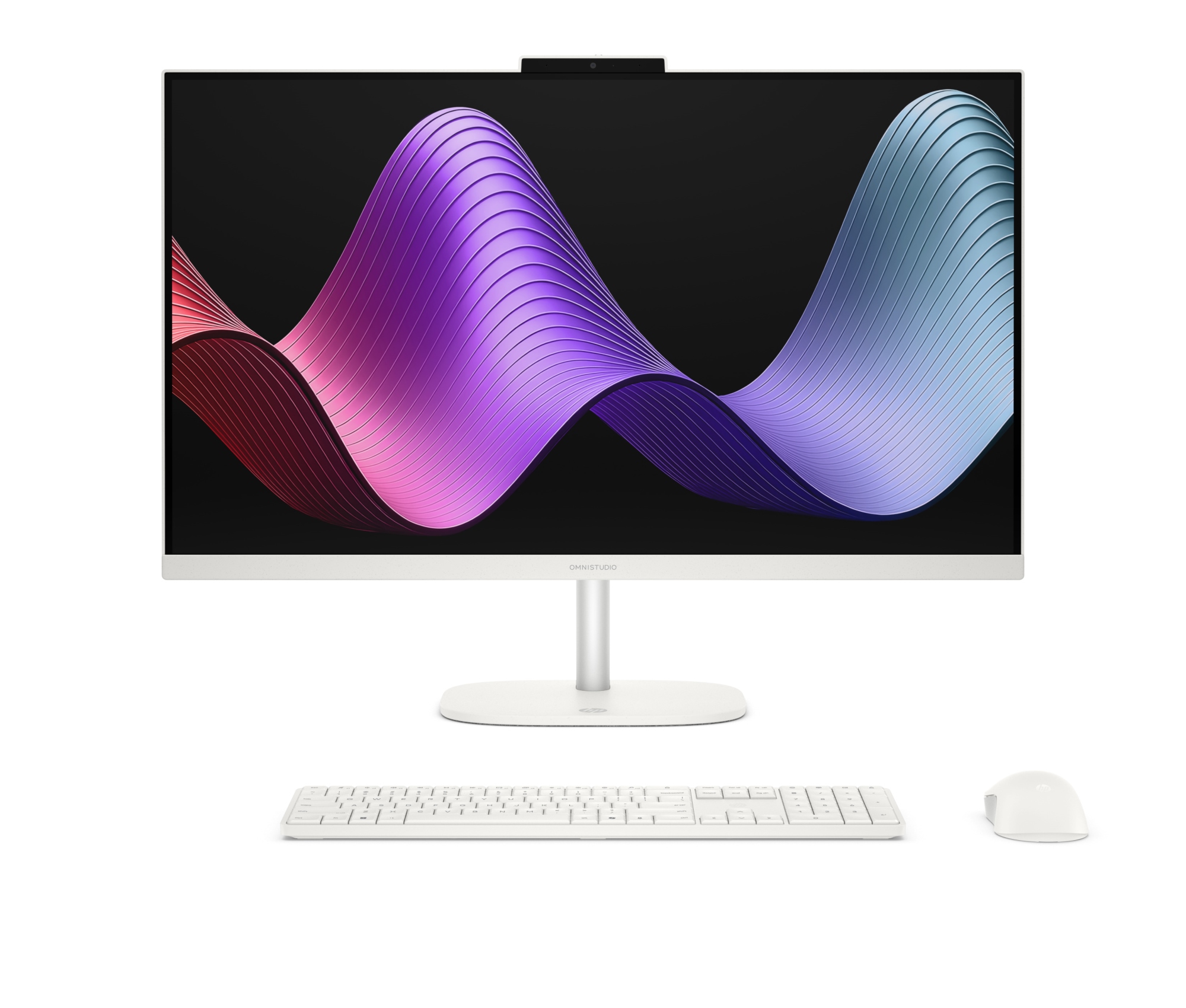 OmniStudio All-in-One Desktop 27-cv0012ns PC AMD Ryzen 5 40 68,6 cm (27") 1920 x 1080 Pixeles 16 GB LPDDR5-SDRAM 1 TB SSD FreeDOS Wi-Fi 7 (802.11be) Blanco
