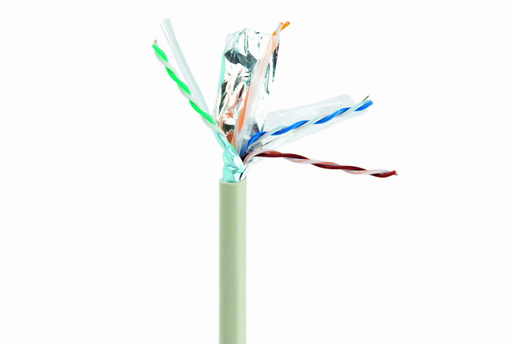 305m Cat6 FTP cable de red Gris F/UTP (FTP)