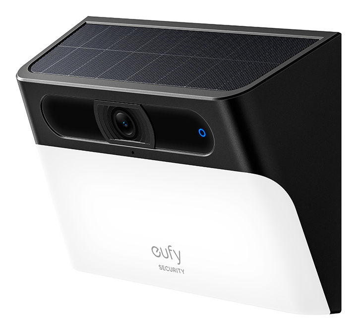 Cámara solar con luz de pared Security S120, cámara solar inalámbrica exterior, cámara 2K, energía inagotable, luz activada por movimiento, detección IA, IP65 impermeable, foco, sin cuota mensual