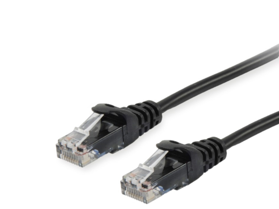 603152 cable de red Negro 0,25 m Cat6a U/UTP (UTP)