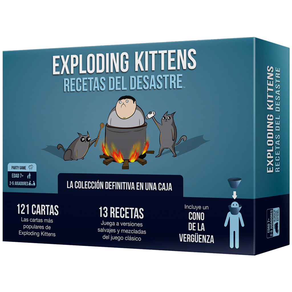 Exploding Kittens EKIRFD01ES juego de tablero 15 min Juego De Cartas Partido
