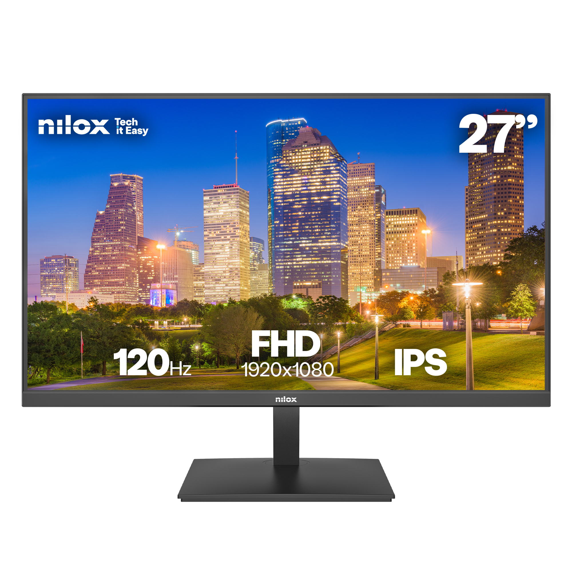 MONITOR 27 IPS 120 HZ HDMI Y DP pantalla para PC 68,6 cm (27") 1920 x 1080 Pixeles Full HD LCD Negro