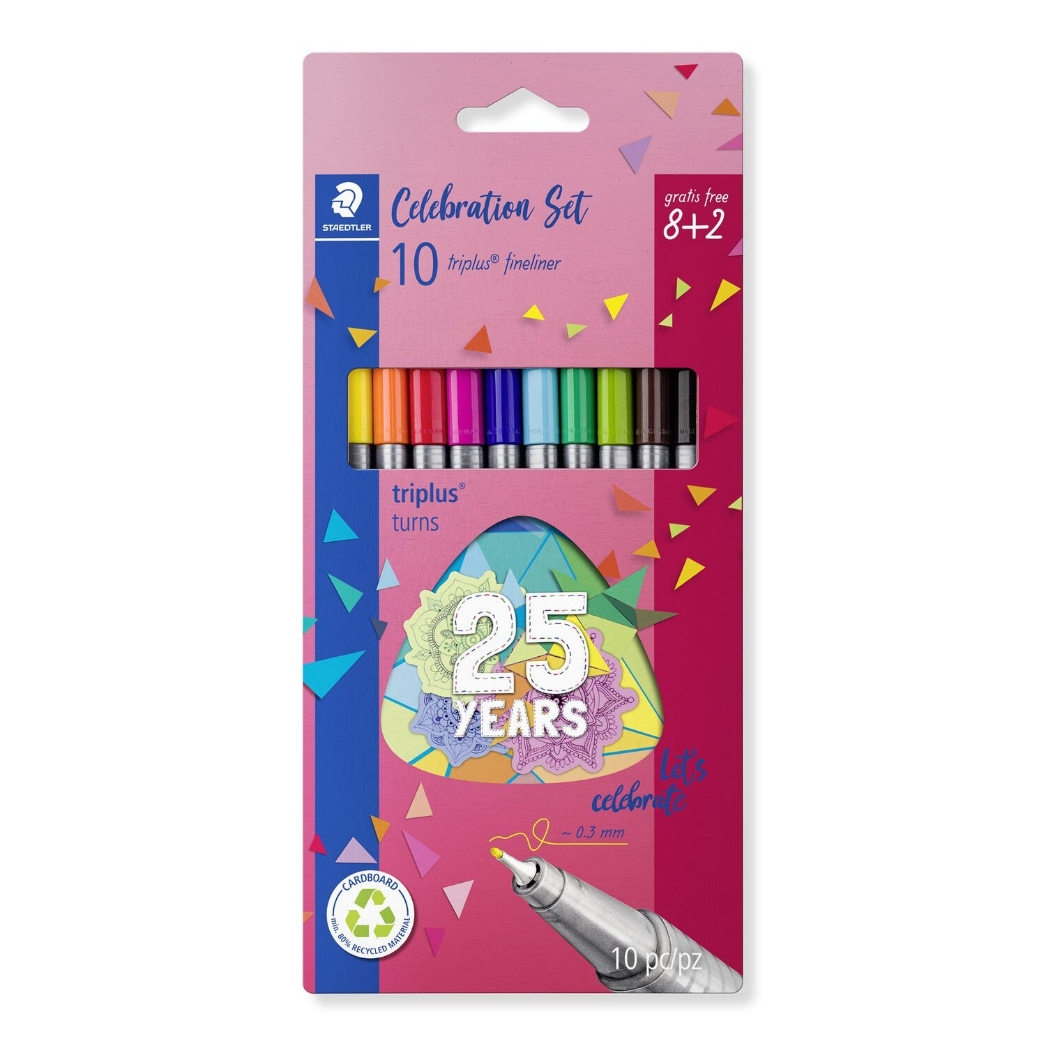 triplus fineliner 334 rotulador de punta fina 10 pieza(s)