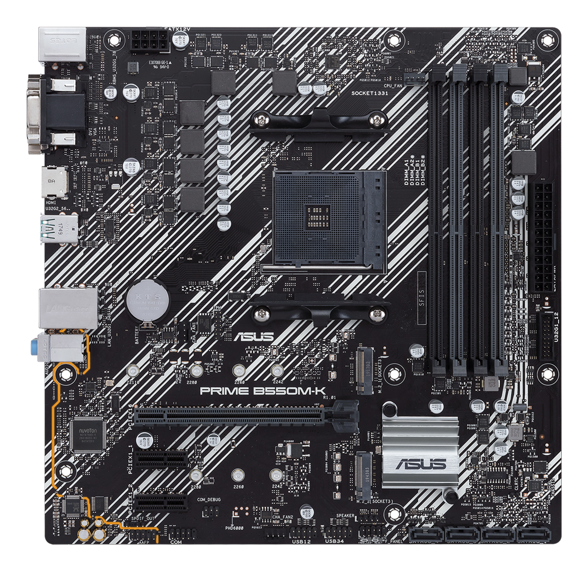 PRIME B550M-K AMD B550 Zócalo AM4 micro ATX