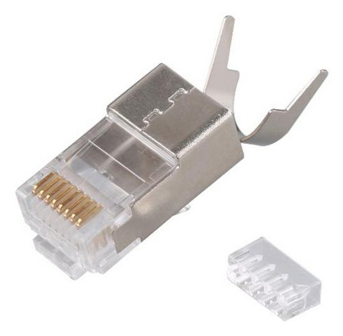 121148 conector RJ45 Plata