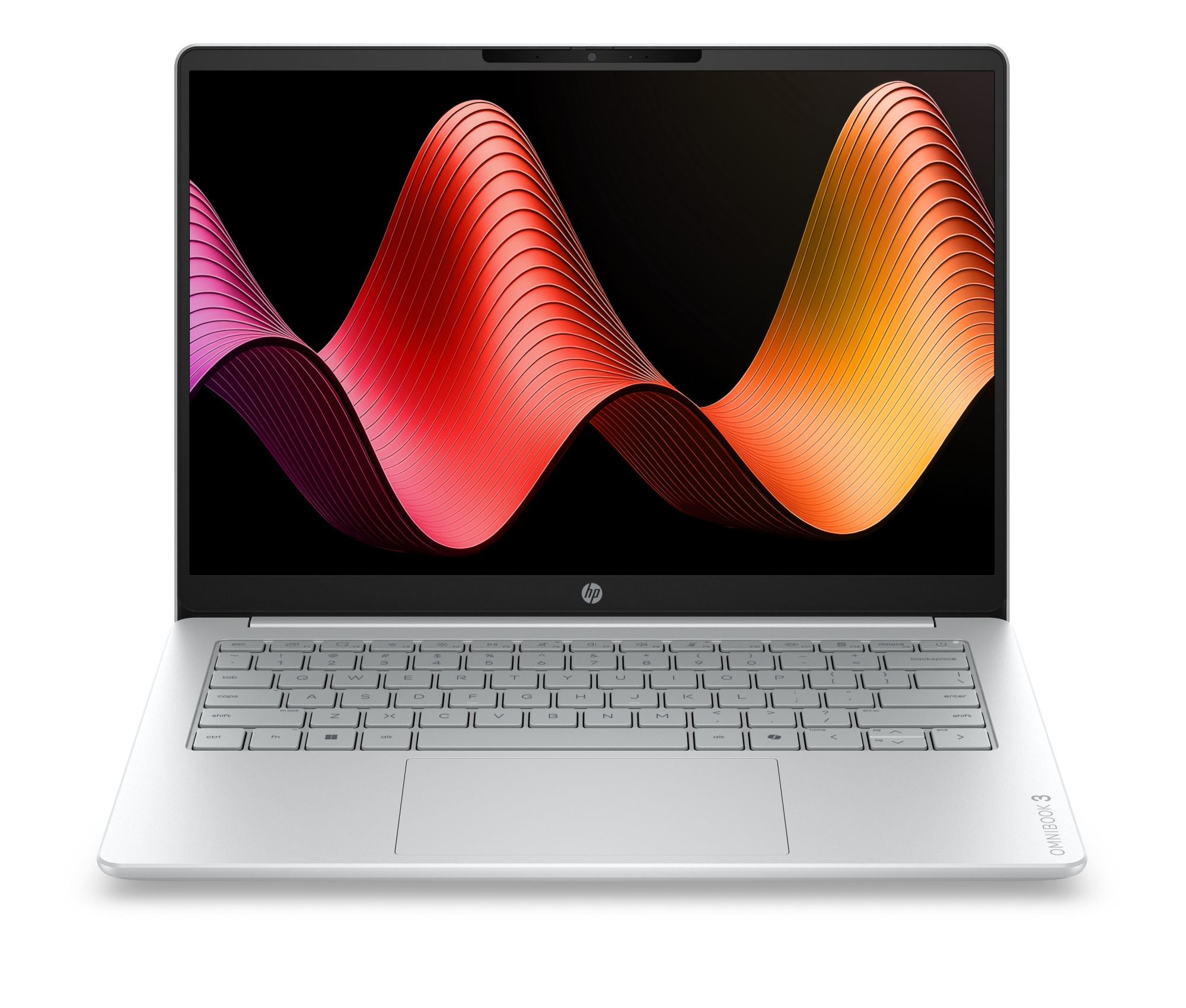 OmniBook 3 Laptop AI 14-ht0016nsx Intel Core Ultra 5 225U Portátil 35,6 cm (14") 2K 8 GB DDR5-SDRAM 512 GB SSD Wi-Fi 6 (802.11ax) FreeDOS AI PC Gris, Plata
