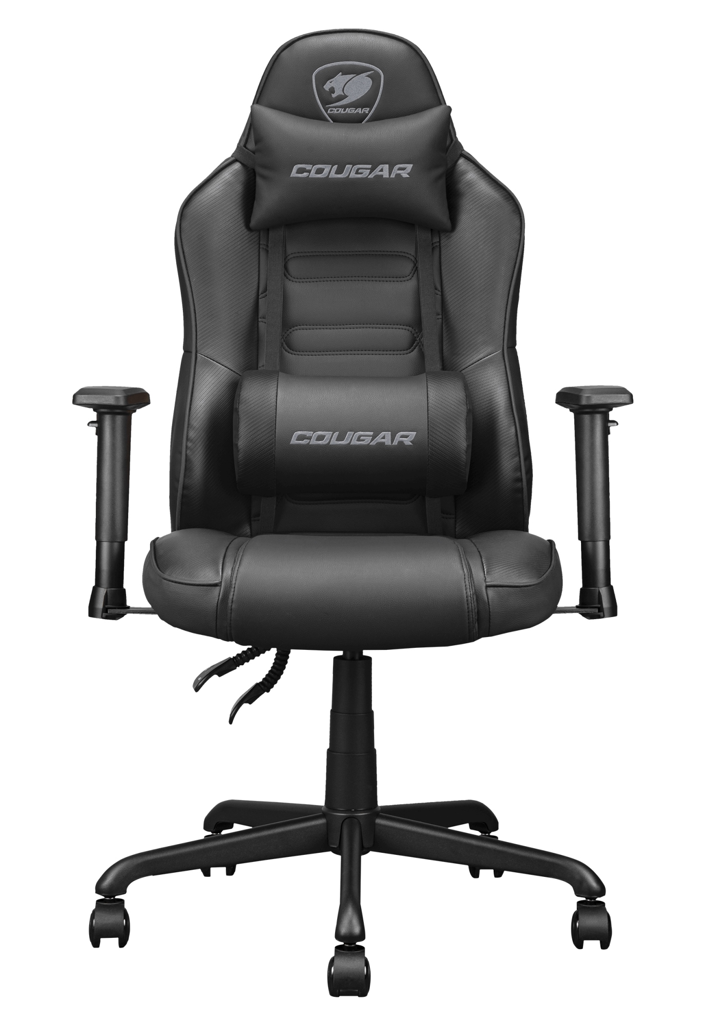 Fusion S Black Silla para videojuegos de PC Asiento acolchado Negro