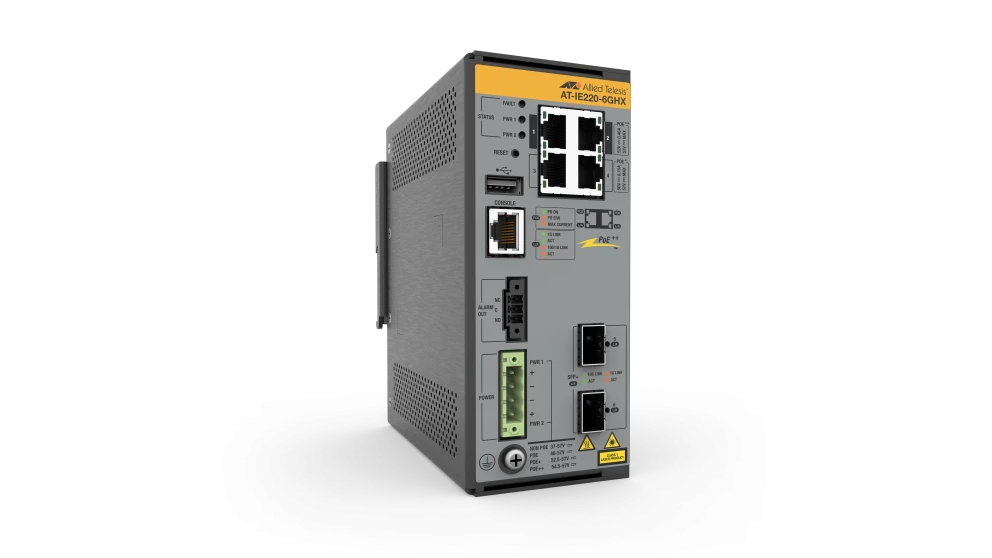 AT-IE220-6GHX-80 Gestionado L2 Gigabit Ethernet (10/100/1000) Energía sobre Ethernet (PoE) Gris