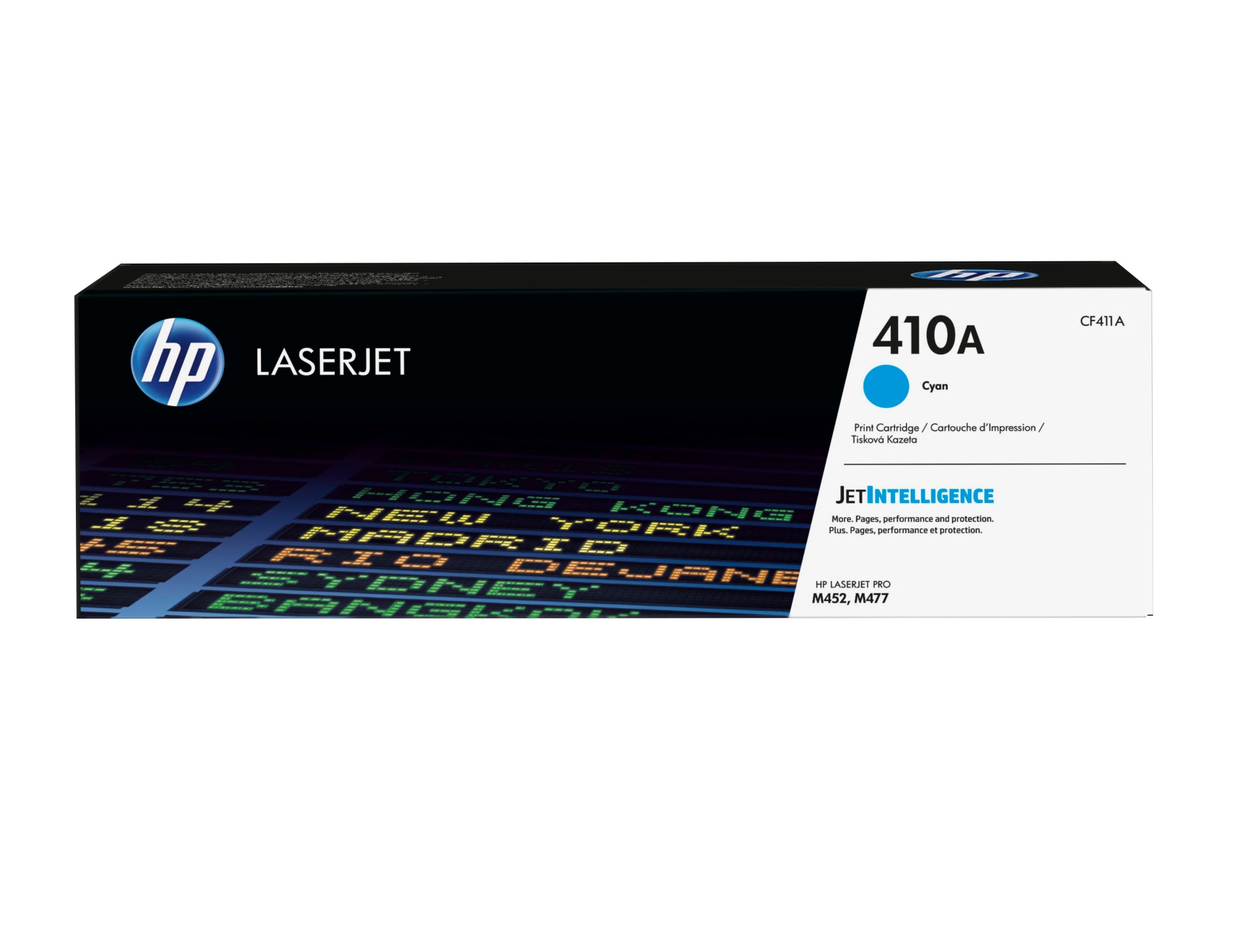 Cartucho de tóner original LaserJet 410A cian