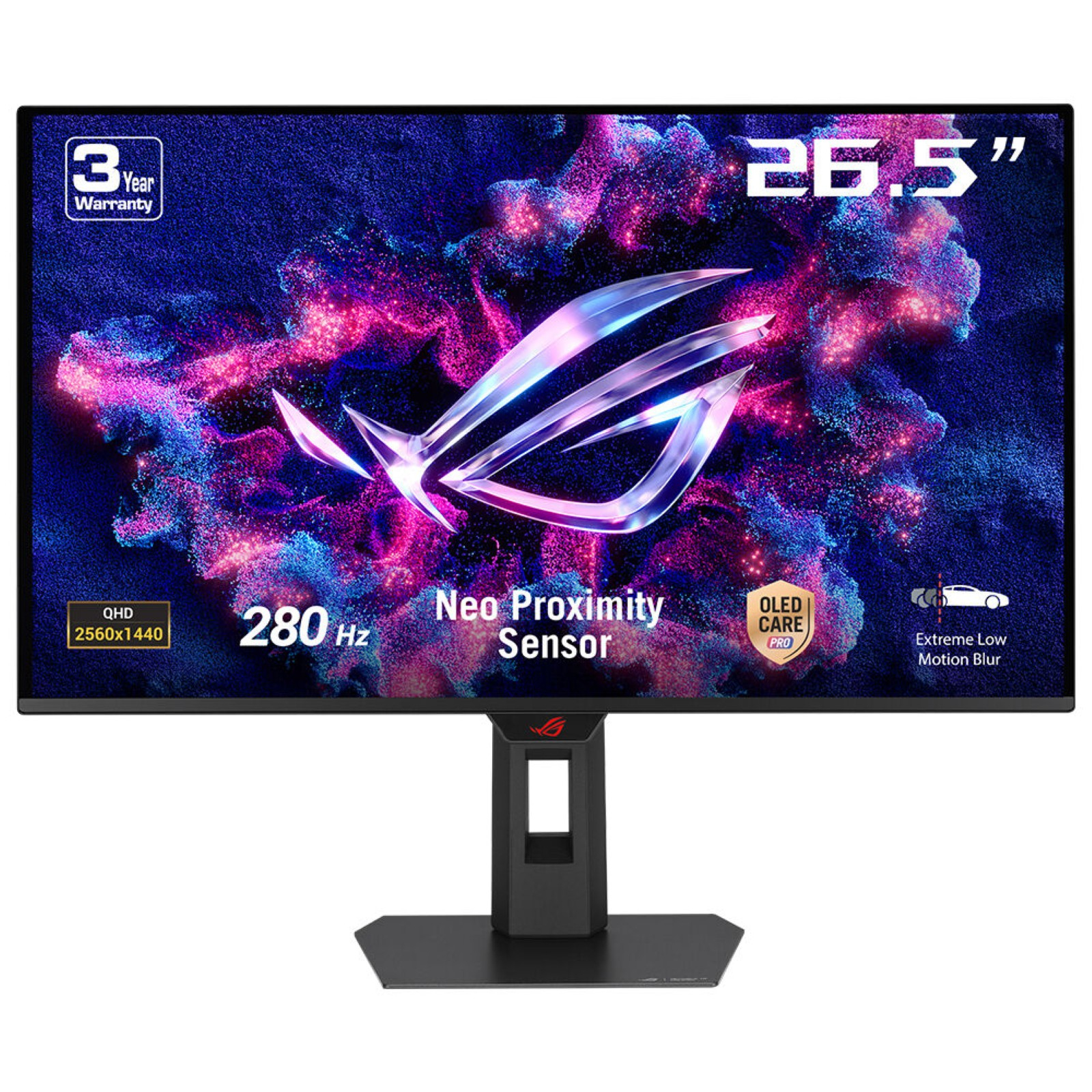 ROG Strix OLED XG27ACDMS pantalla para PC 67,3 cm (26.5") 2560 x 1440 Pixeles Quad HD QD-OLED Negro
