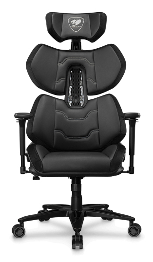 Terminator Elite Silla para videojuegos de PC Asiento acolchado Negro, Plata