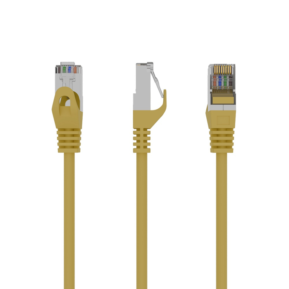 PP6-1M/Y cable de red Amarillo Cat6 F/UTP (FTP)