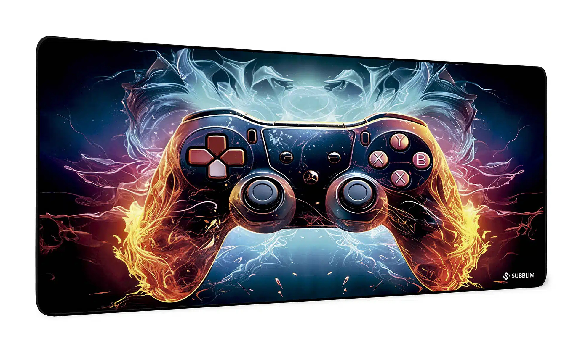 GameCore XL Alfombrilla de ratón para juegos Negro, Multicolor