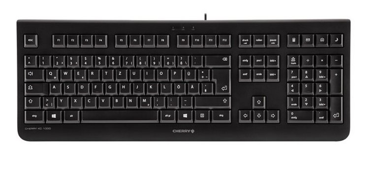 KC 1000 teclado Oficina USB QWERTY Español Negro