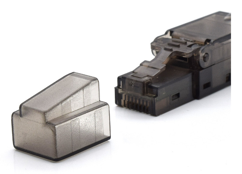 WPC-MDP-88-6AUP-TL conector RJ-45 Negro, Translúcido