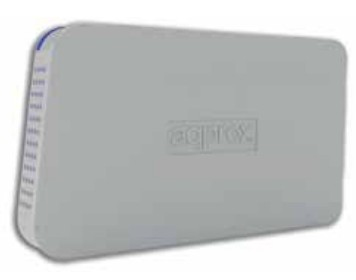 appHDD05 Gris 2.5" USB con suministro de corriente