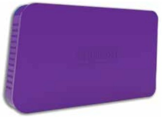 appHDD06 Púrpura 2.5" USB con suministro de corriente