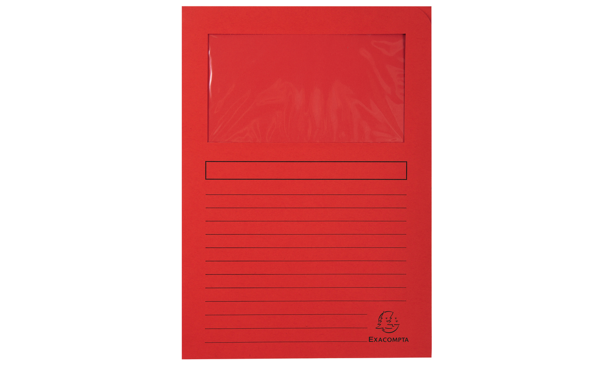 50105E carpeta Caja de cartón Rojo A4