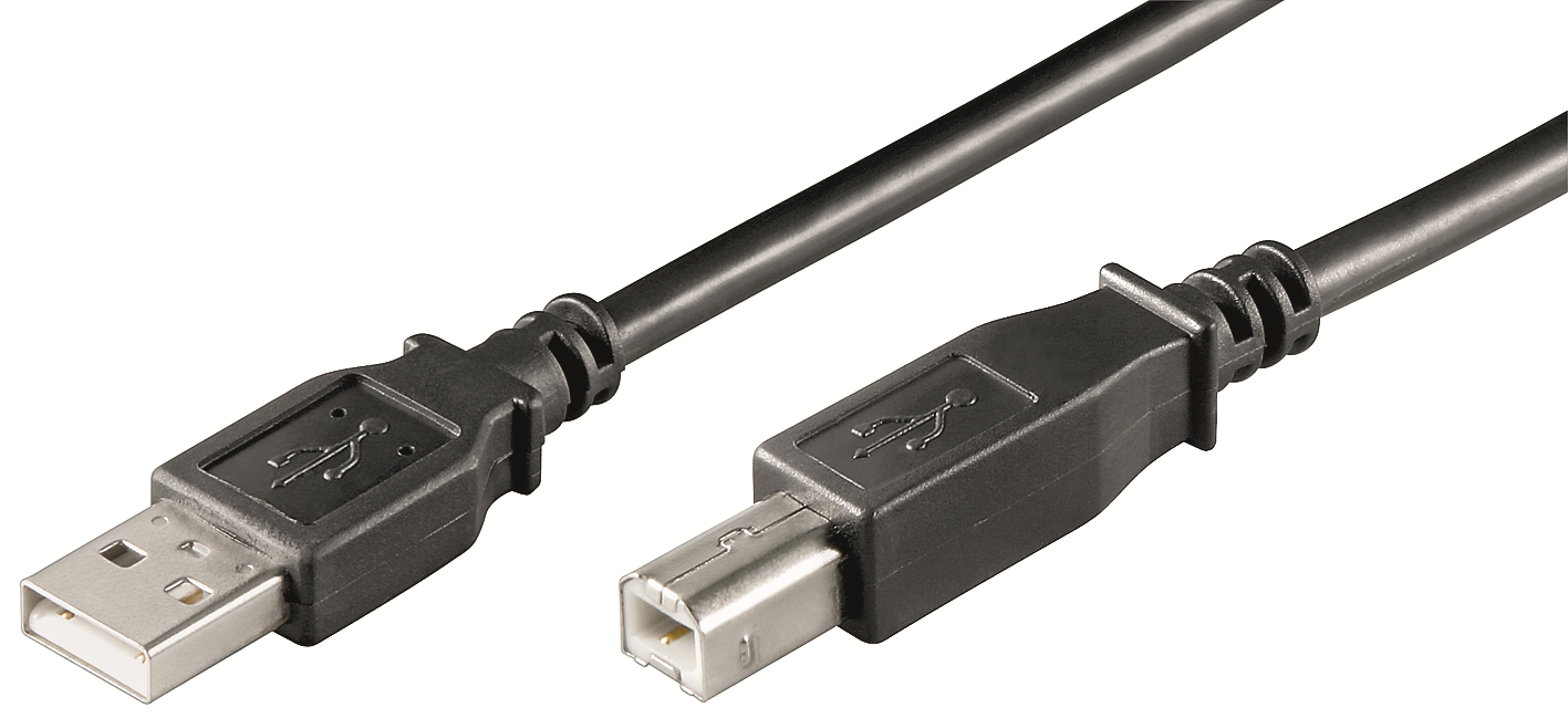 EC1005 cable USB USB 2.0 3 m USB A USB B Negro