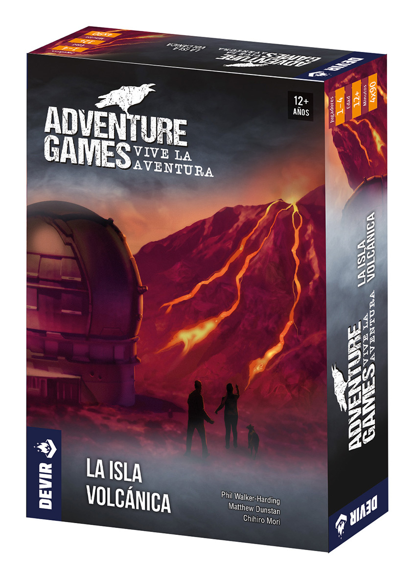 BGAGVOLSP juego de tablero Adventure Games: La Isla Volcánica 15 min Juego de mesa Familia