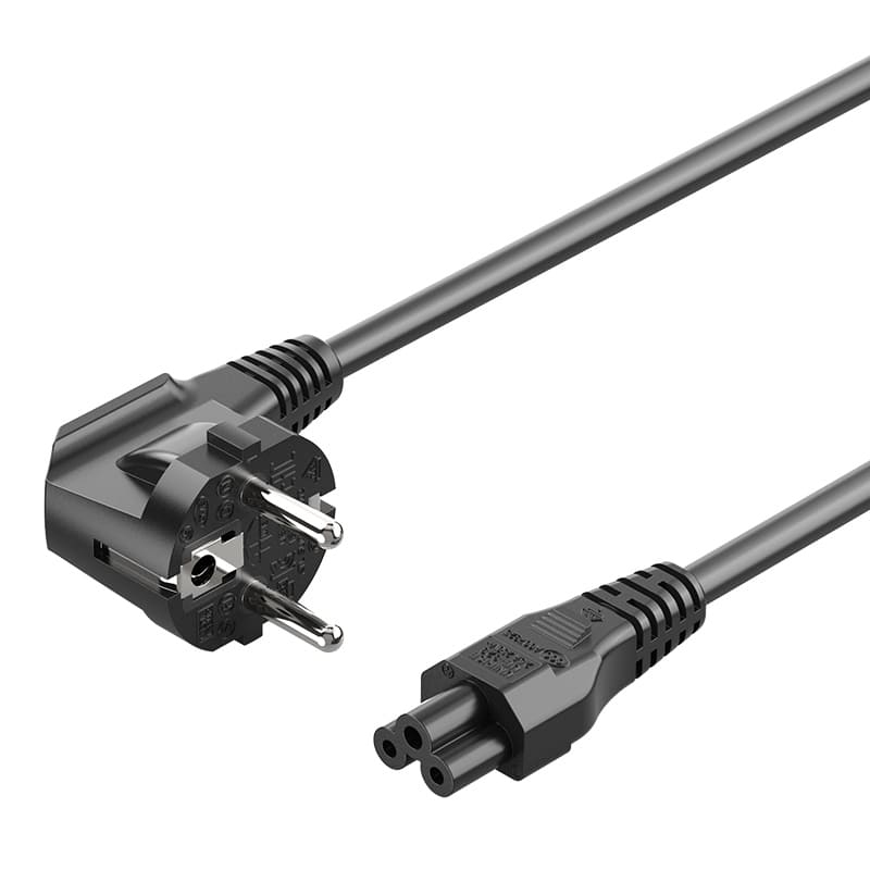 ZCKBAC cable de transmisión Negro 1,8 m Enchufe tipo F IEC C5